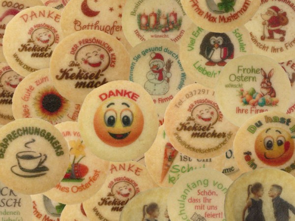 Kekse selbst gestalten - bis 600 Stück