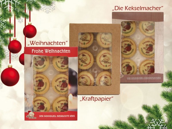 Karton mit 12 Keksen