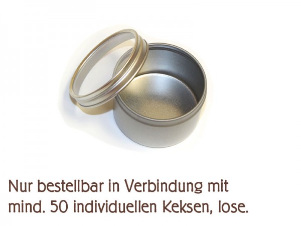 Mini-Metalldose für 7 lose Kekse