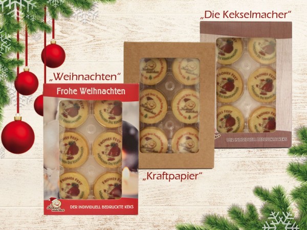 Karton mit 12 Keksen
