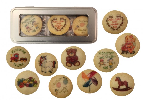 Kindertags-Stiftebox - 10 Kekse